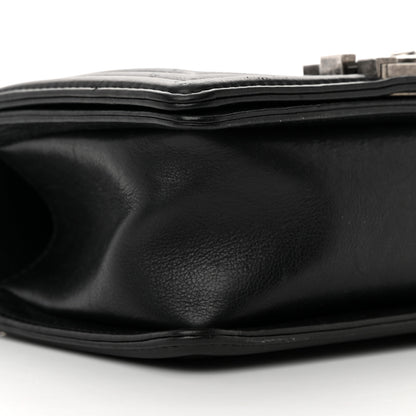 Chanel Calfskin Double Stitch Small Boy Flap Black 9 of 16