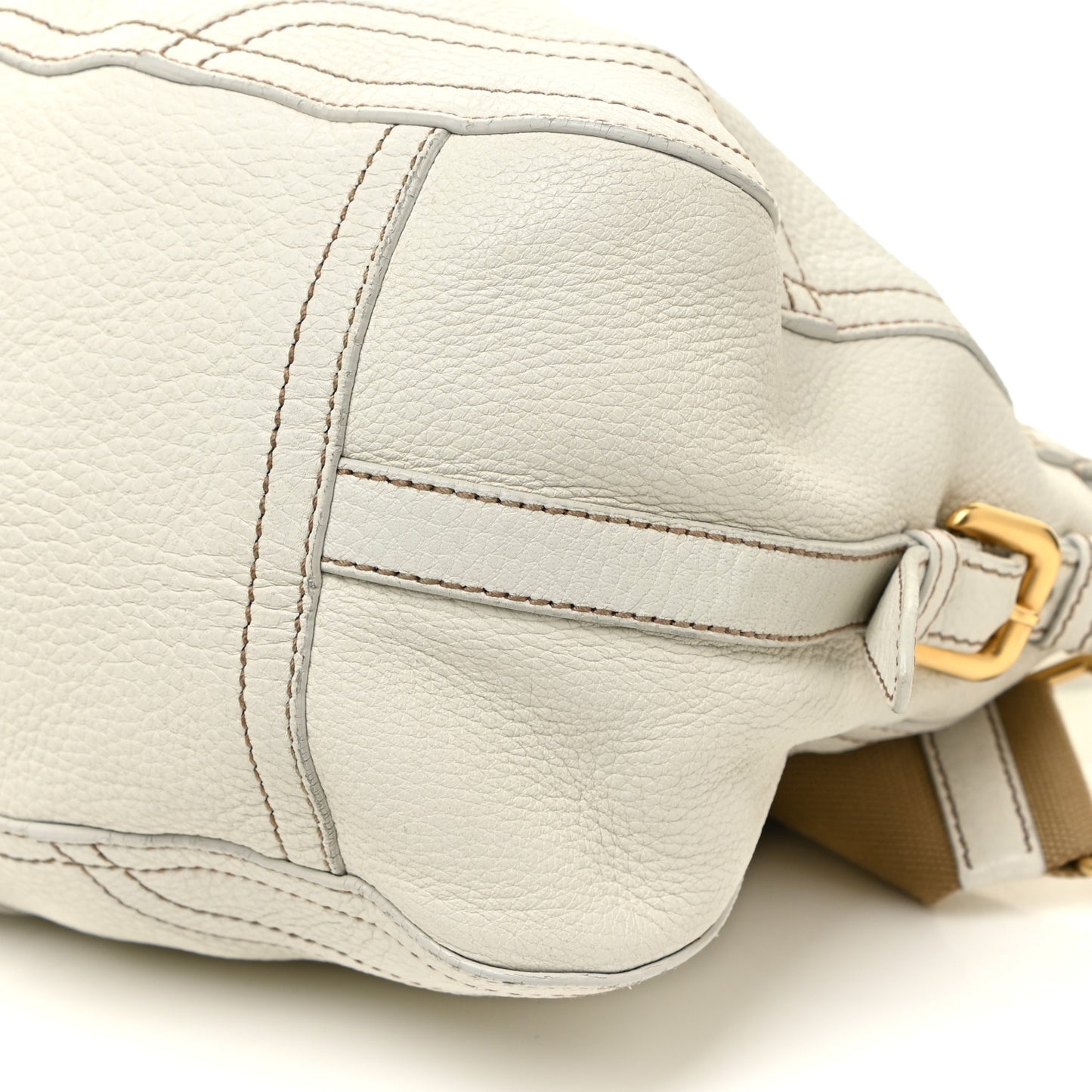 Cervo Antik Shopping Satchel White