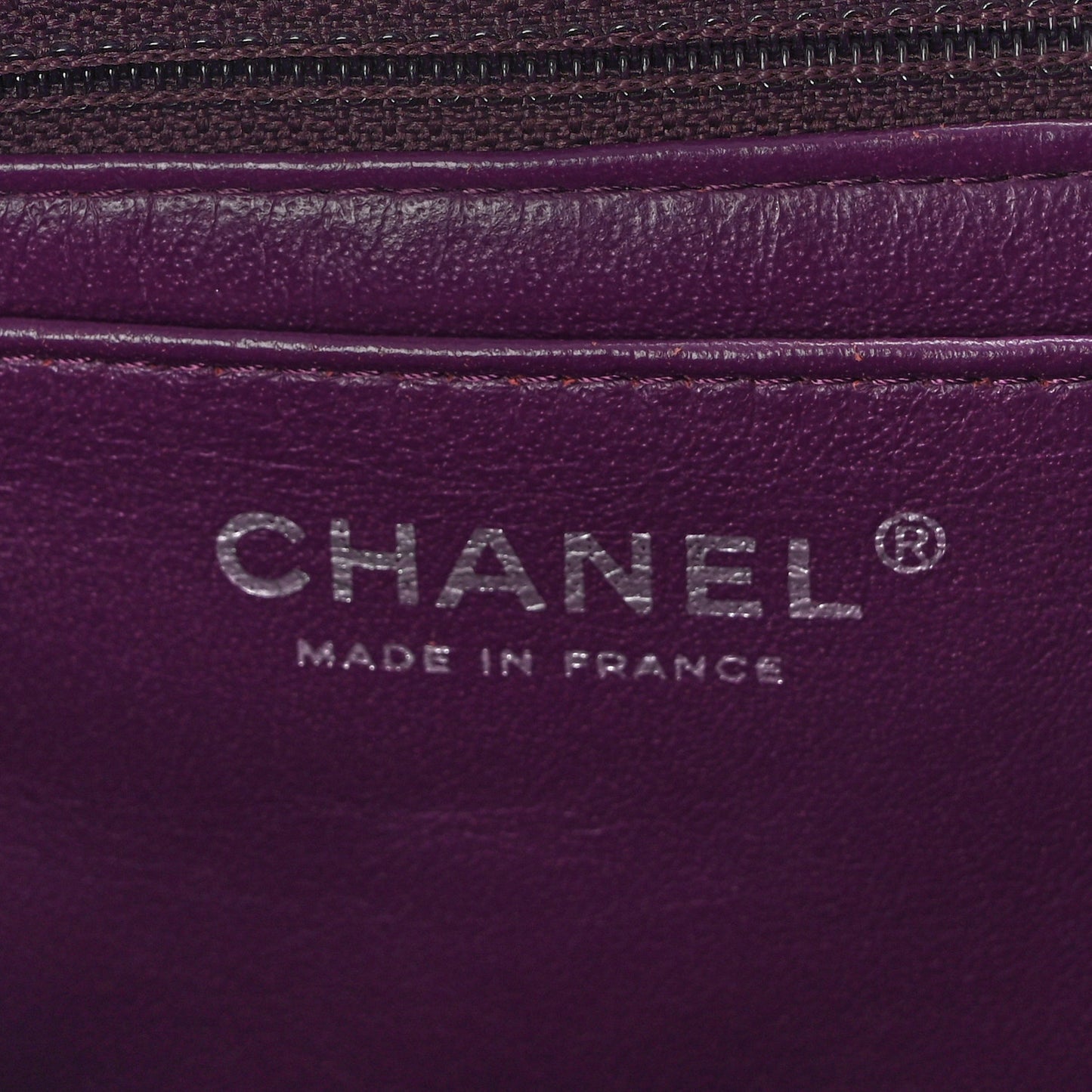 Caviar Quilted Jumbo Single Flap  Purple