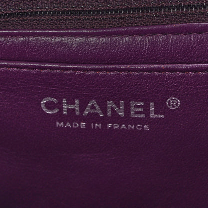 Chanel Caviar Quilted Jumbo Single Flap  Purple 6 of 13