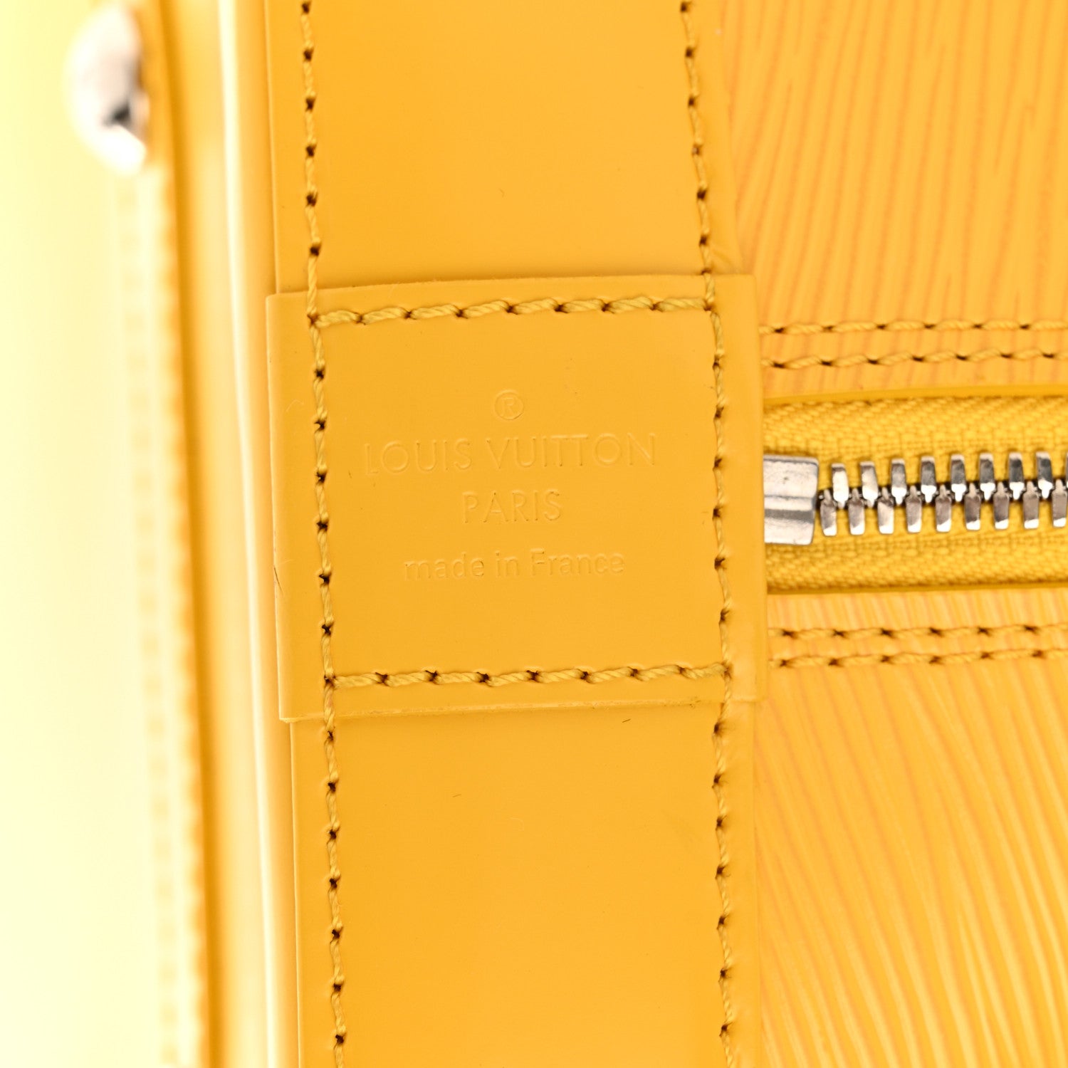 Louis Vuitton Epi Alma GM Citron 6 of 17