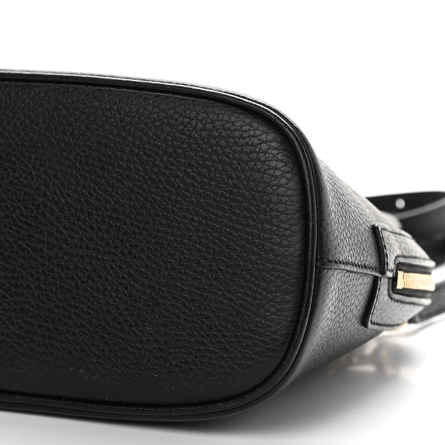 Dollar Calfskin Small GG Charm Dome Bag Black