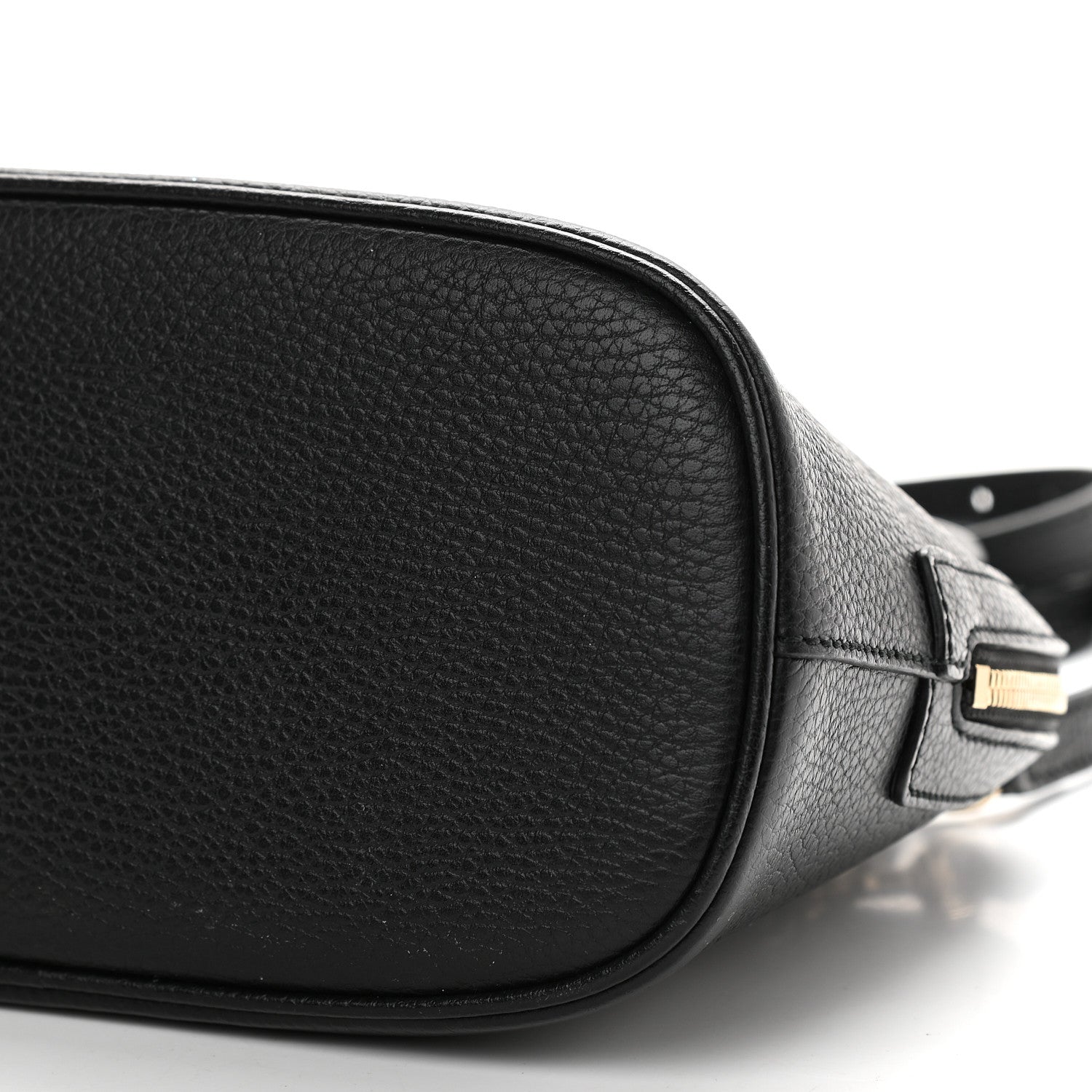 Gucci Dollar Calfskin Small GG Charm Dome Bag Black 9 of 10