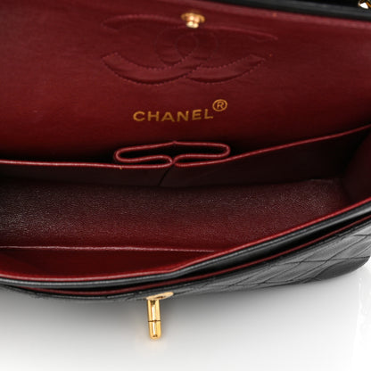 Chanel Lambskin Quilted Small Double Flap Black 6 of 13