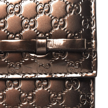 Gucci Metallic Microguccissima Mayfair Continental Wallet Bronze 11 of 12