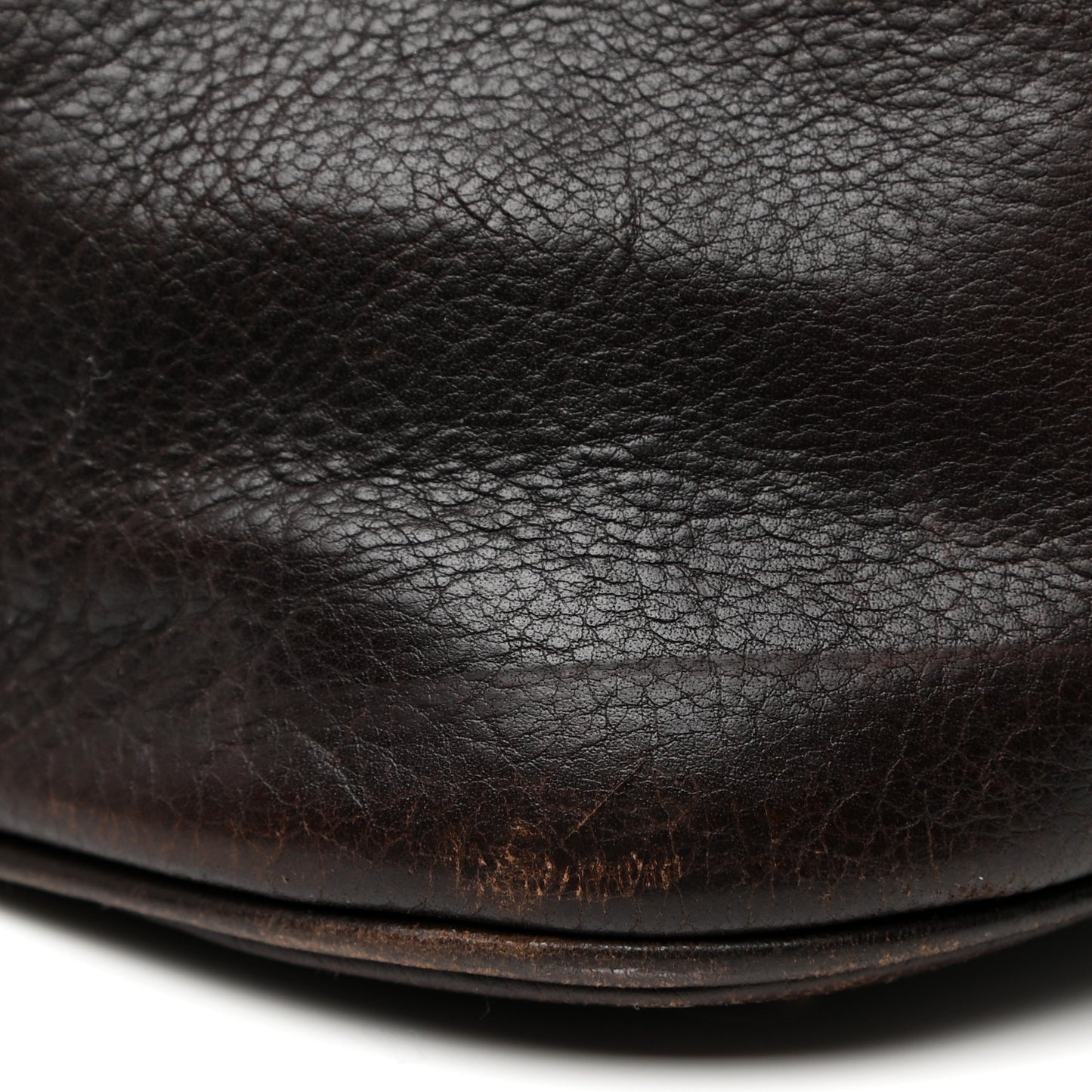 Calfskin Oversized Muse Dark Brown