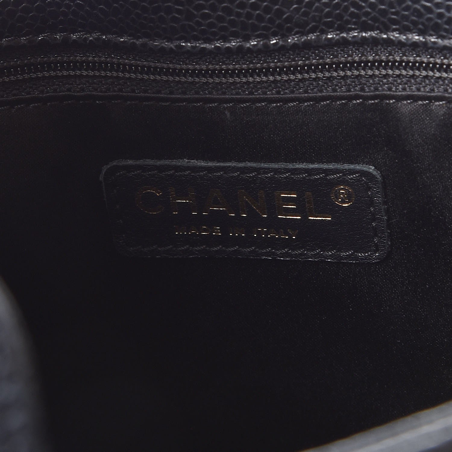 Chanel Caviar Quilted Petit Shopping Tote PST Black 6 of 8