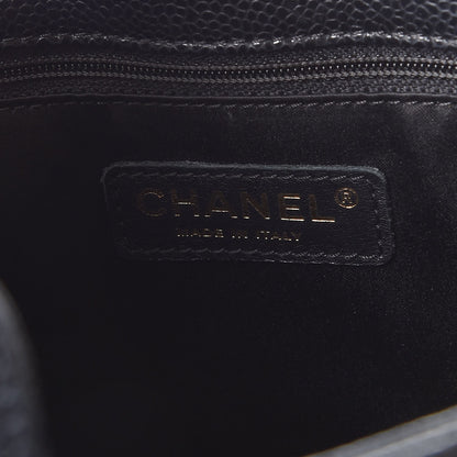Chanel Caviar Quilted Petit Shopping Tote PST Black 6 of 8