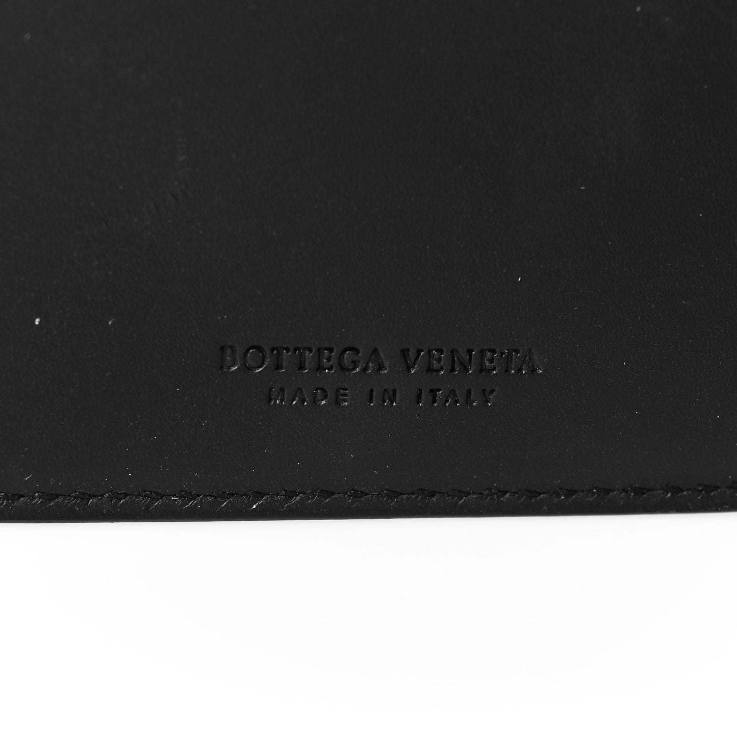 Nappa Intrecciato Bi-Fold Wallet Black