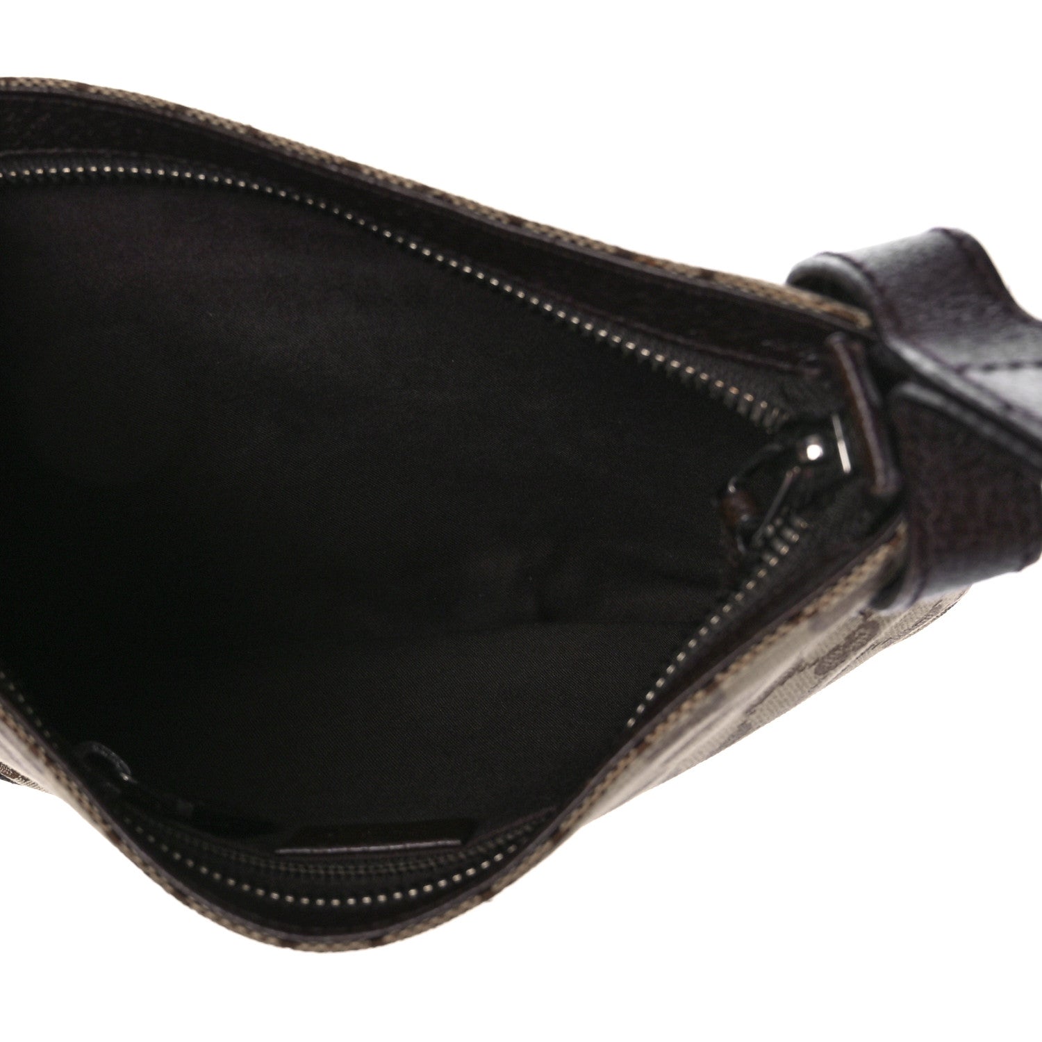 Gucci Monogram Flat Messenger Bag Dark Brown 5 of 13