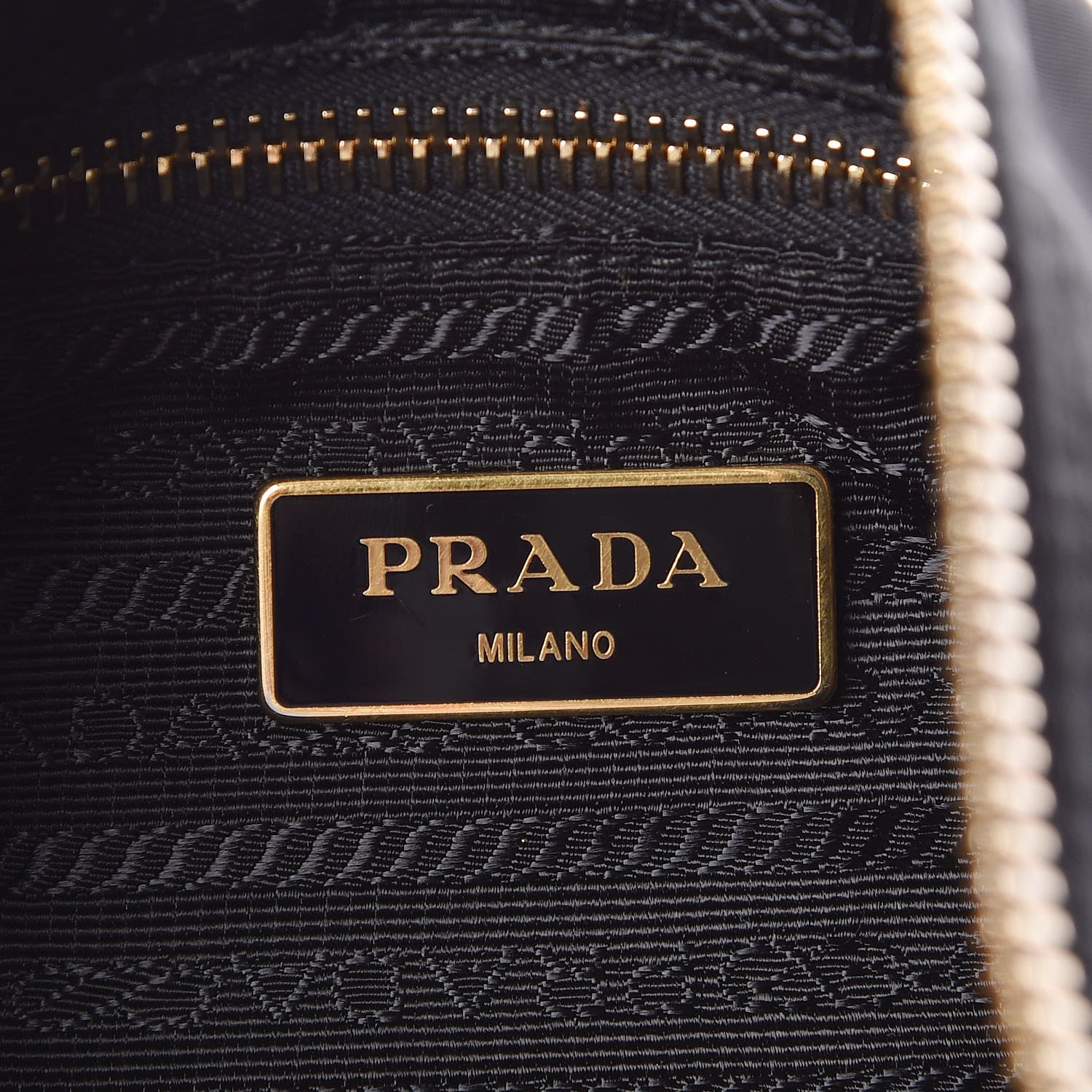 Prada Nylon Vela Colour Messenger Bag Black 6 of 10