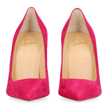 Christian Louboutin Veau Velours Kate Max 100 Pumps 38 Bomba 3 of 10