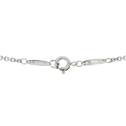Tiffany Sterling Silver Freshwater Cultured Pearl Elsa Peretti Mesh Pendant Necklace 4 of 4
