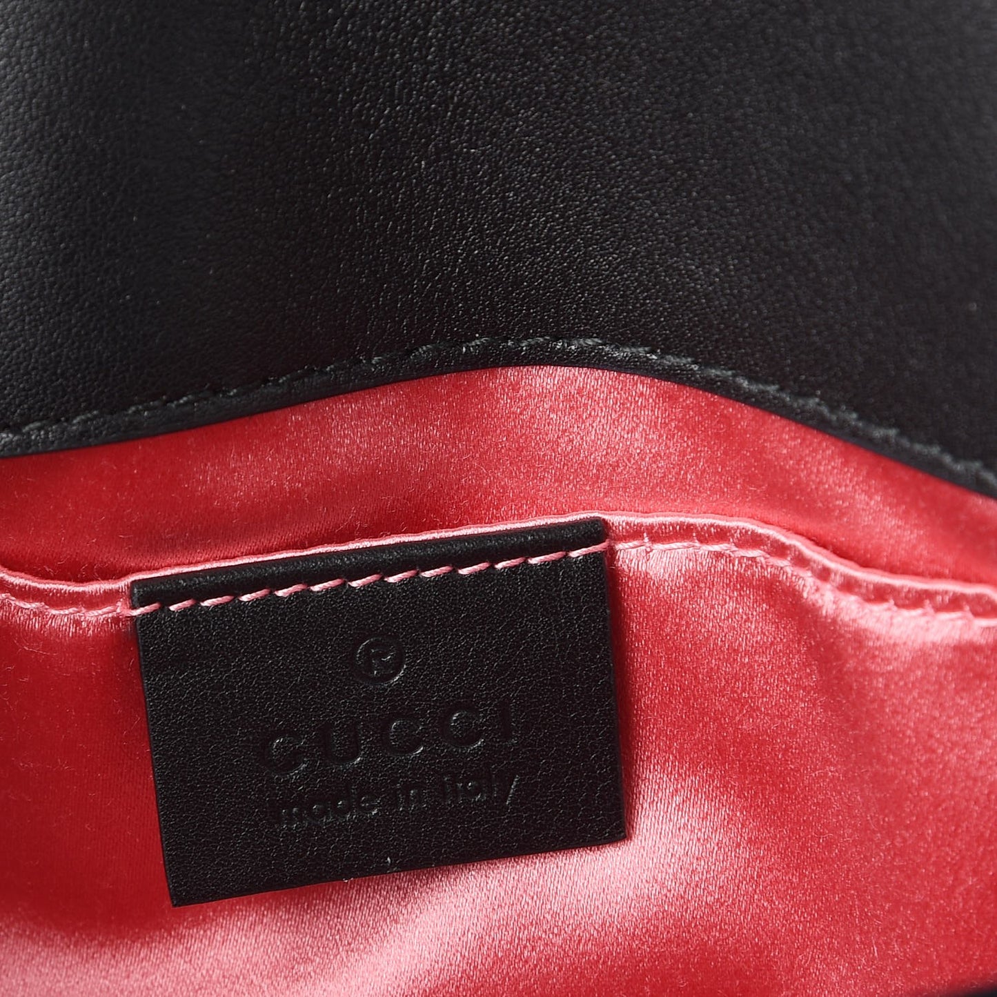 Velvet Matelasse Mini GG Marmont Shoulder Bag Black
