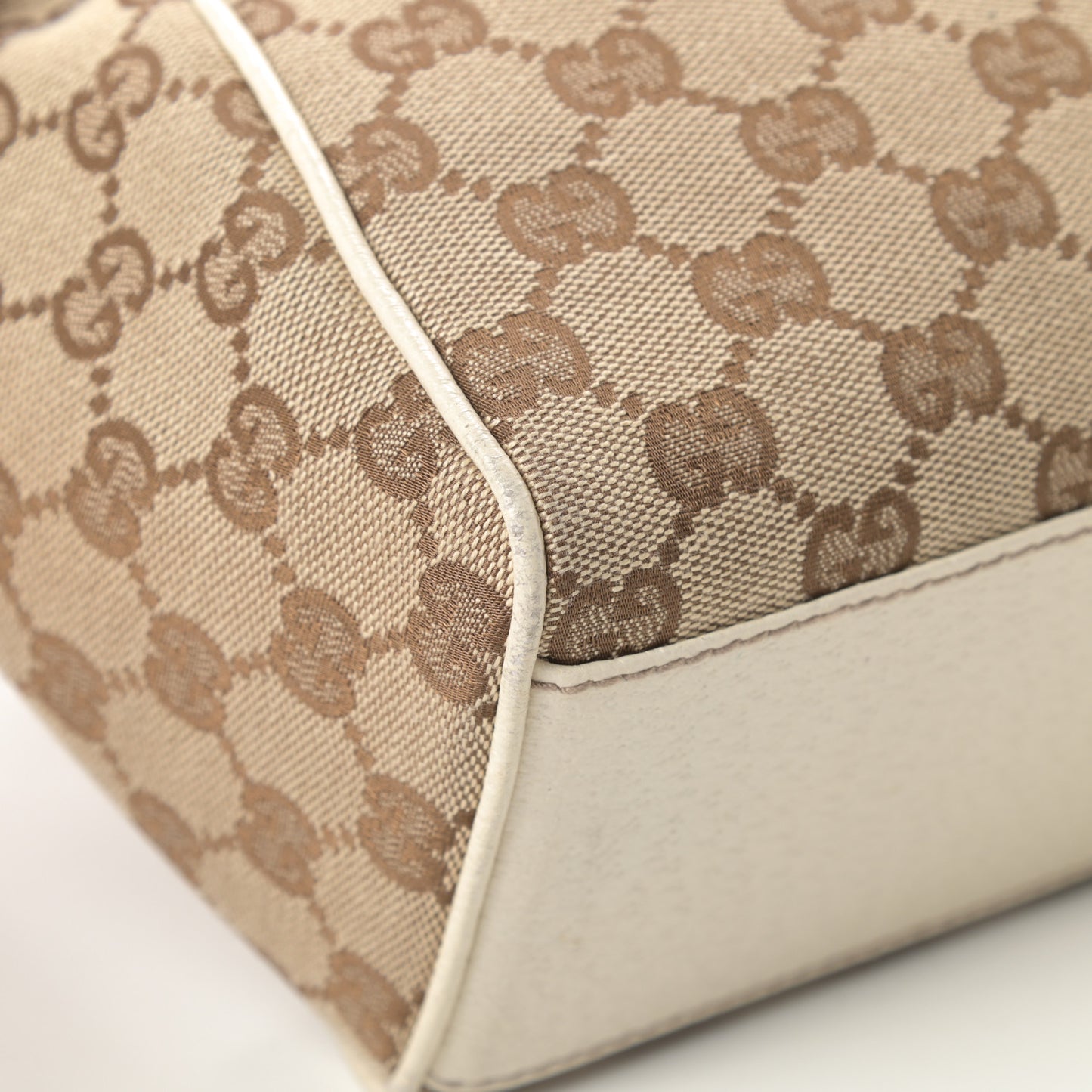 Monogram Medium Charmy Shoulder Bag Off White