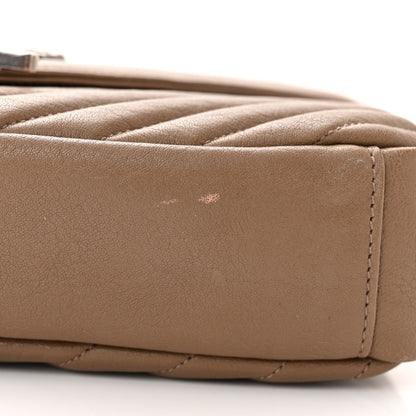 Saint Laurent Sheepskin Matelasse Chevron Monogram Medium College Bag Fard 11 of 13