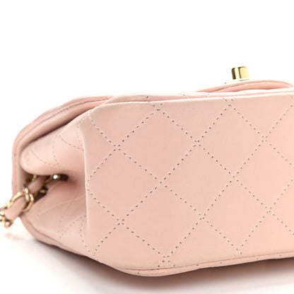 Chanel Lambskin Quilted Mini Square Flap Light Pink 7 of 8