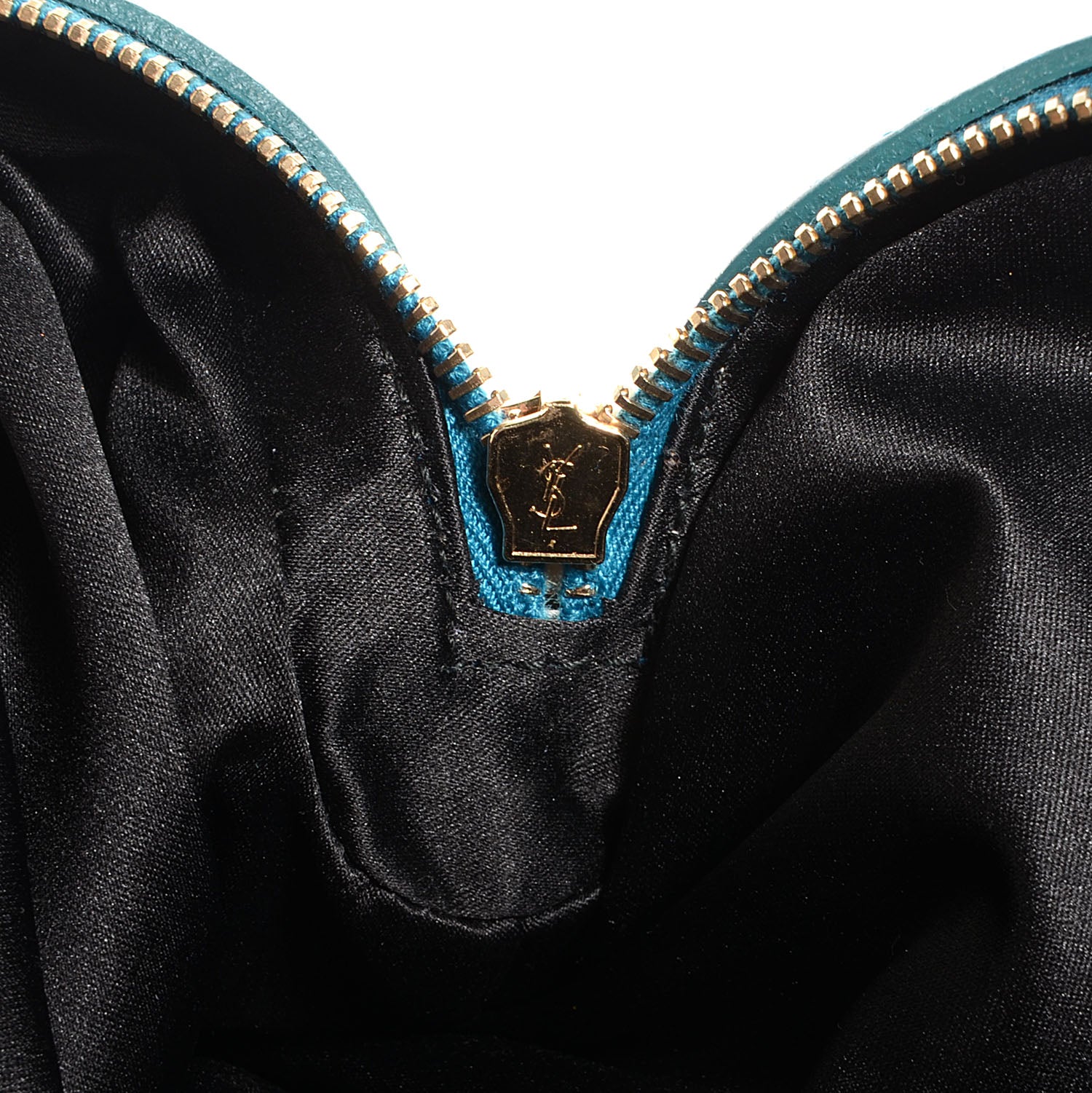 Saint Laurent Leather Oversized Muse Turquoise 9 of 9