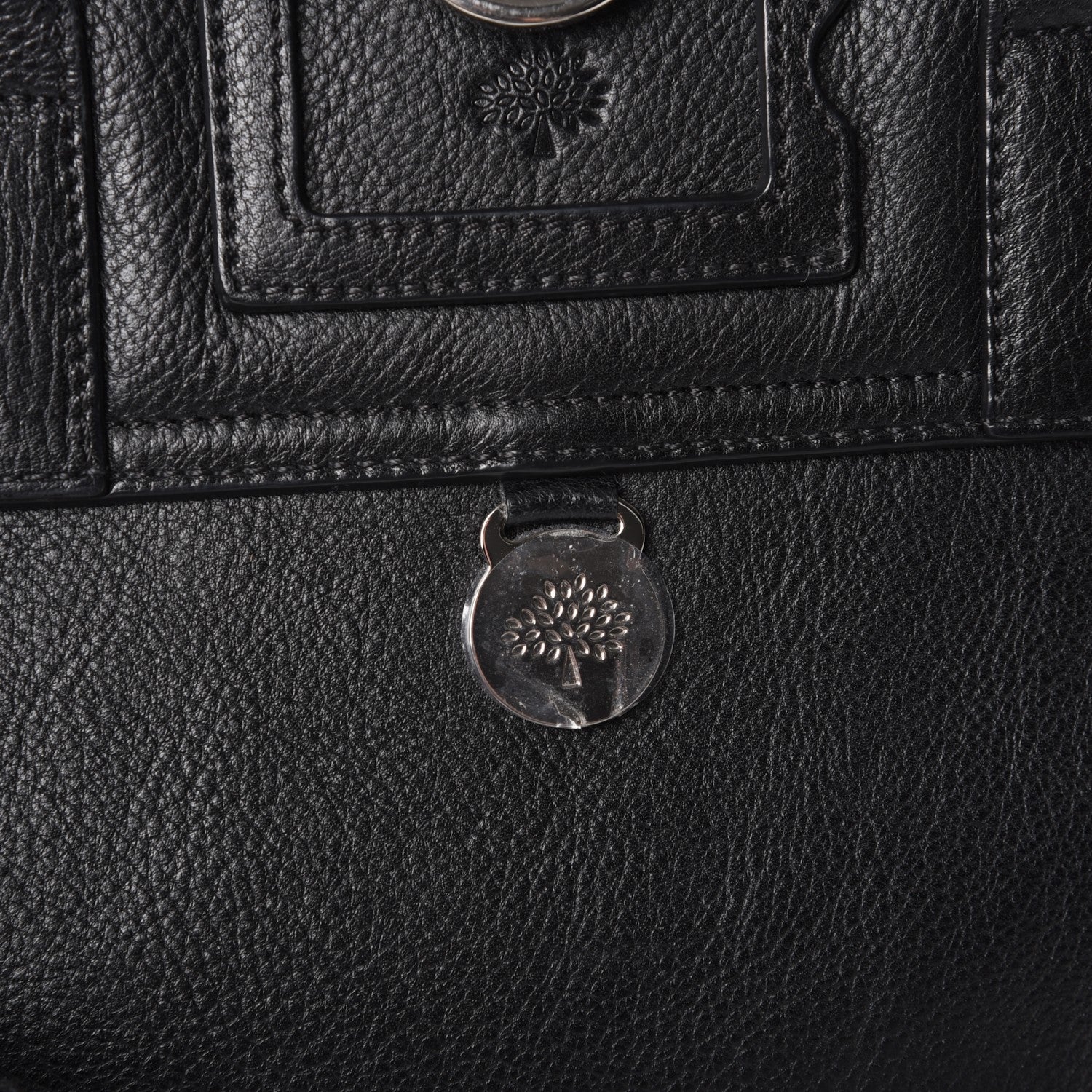 Mulberry Natural Leather Cara Delevingne Convertible Satchel Black 10 of 13