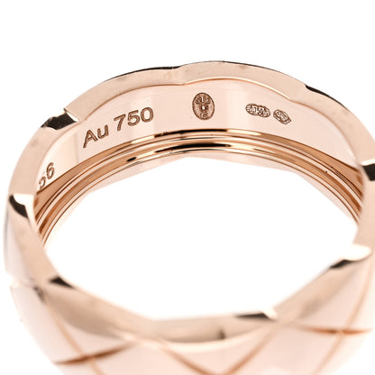Chanel 18K Beige Gold Small Coco Crush Ring 53 6.5 6 of 7
