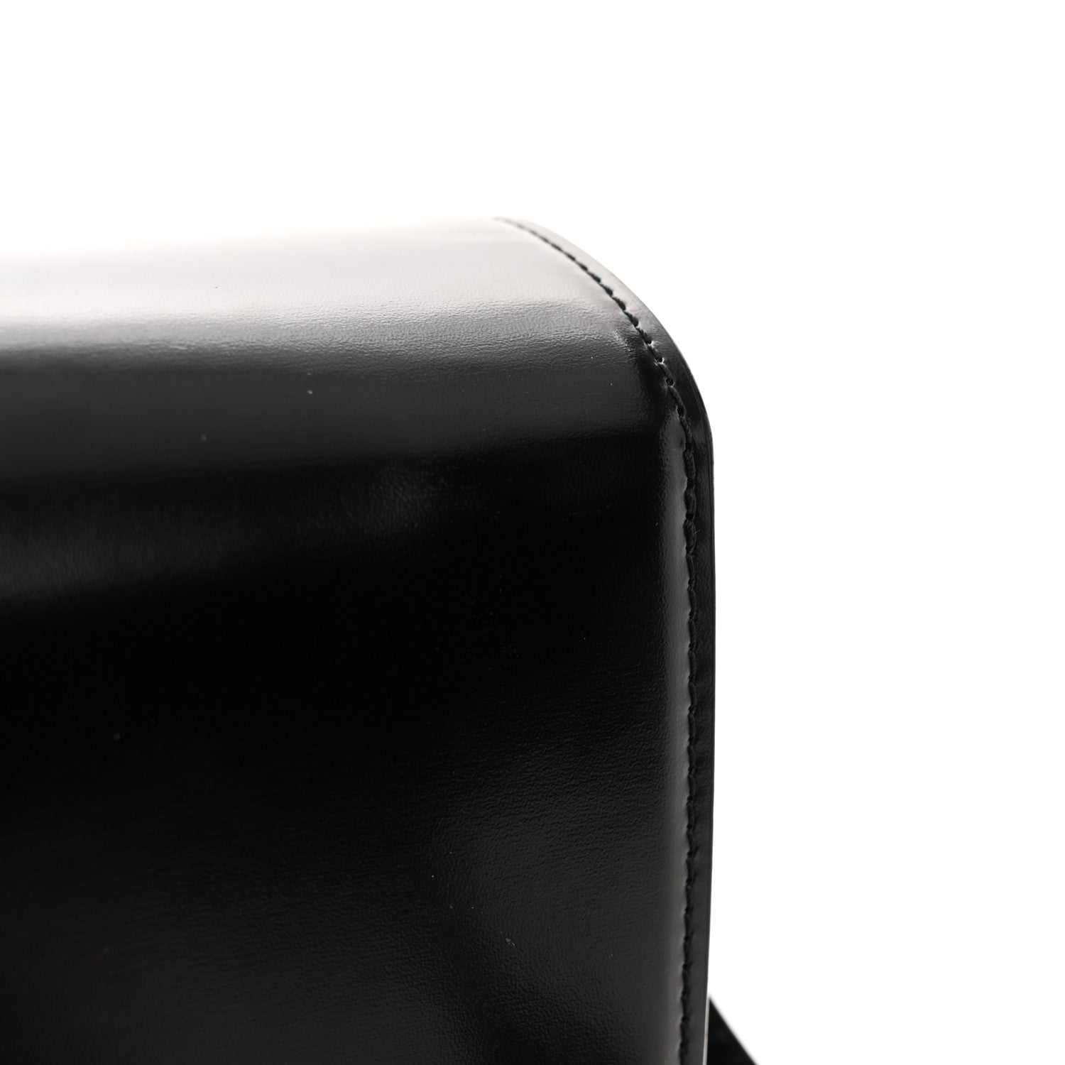 Celine Shiny Calfskin Medium Triomphe Black 13 of 14