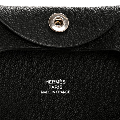 Hermes Chevre Mysore Bastia Coin Purse Black 7 of 9