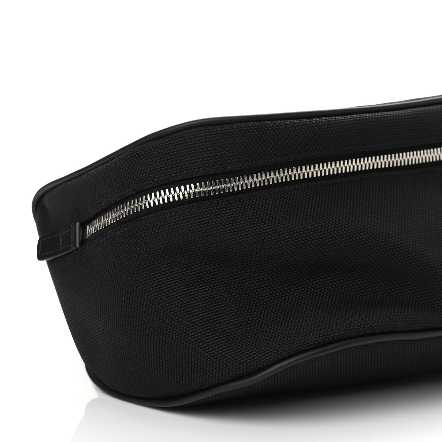 Techno Canvas Web Large Belt Bag Black