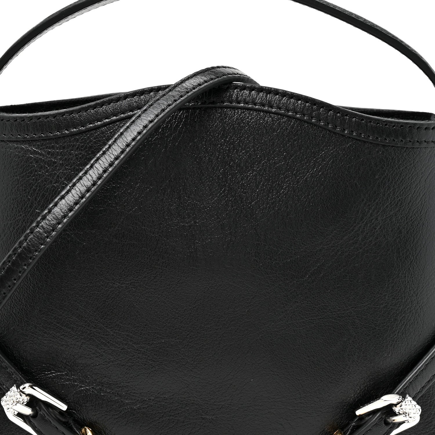 Givenchy Tumbled Calfskin Nano Voyou Bag Black 8 of 10