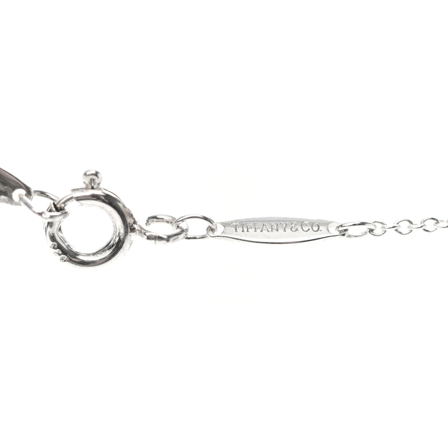 Tiffany Sterling Silver 16mm Elsa Peretti Cross Pendant Necklace 4 of 6