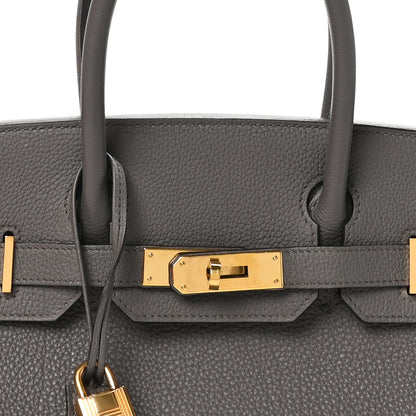 Hermes Togo Birkin 30 Etain 8 of 14