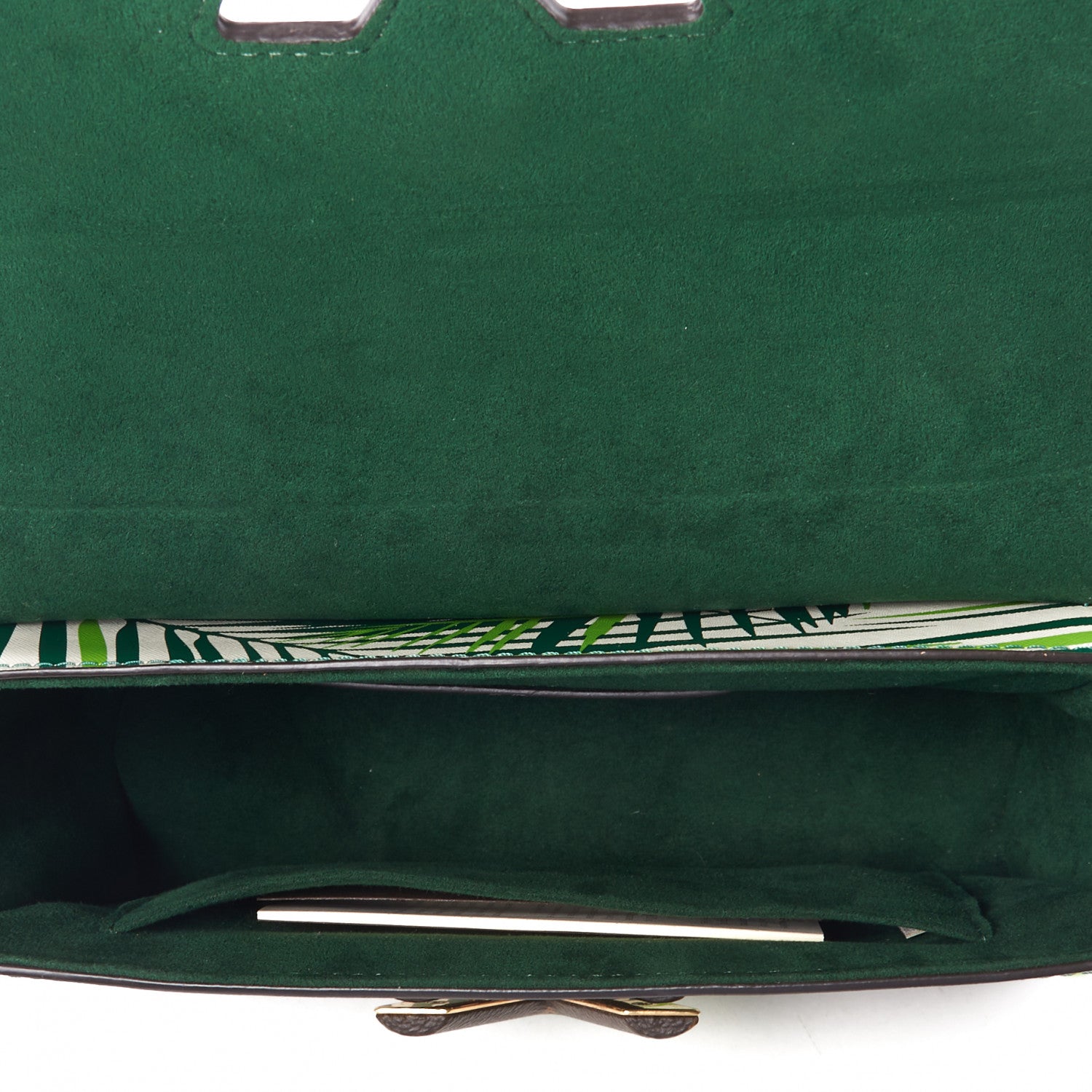 Louis Vuitton Monogram Palm Twist Shoulder Bag MM Vert White 6 of 9