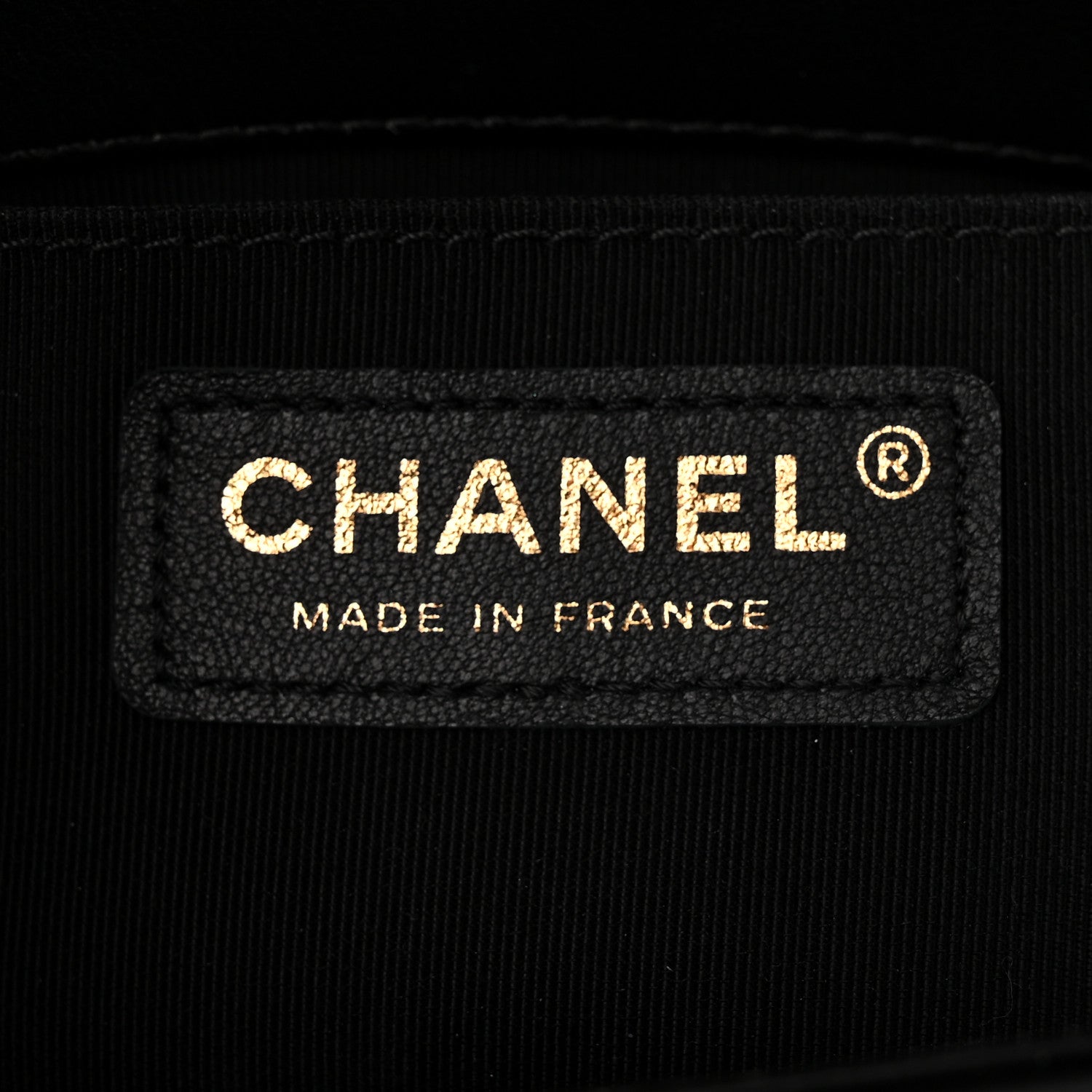 Chanel Lambskin Calfskin Chevron Small Boy Flap Black Gold 6 of 11