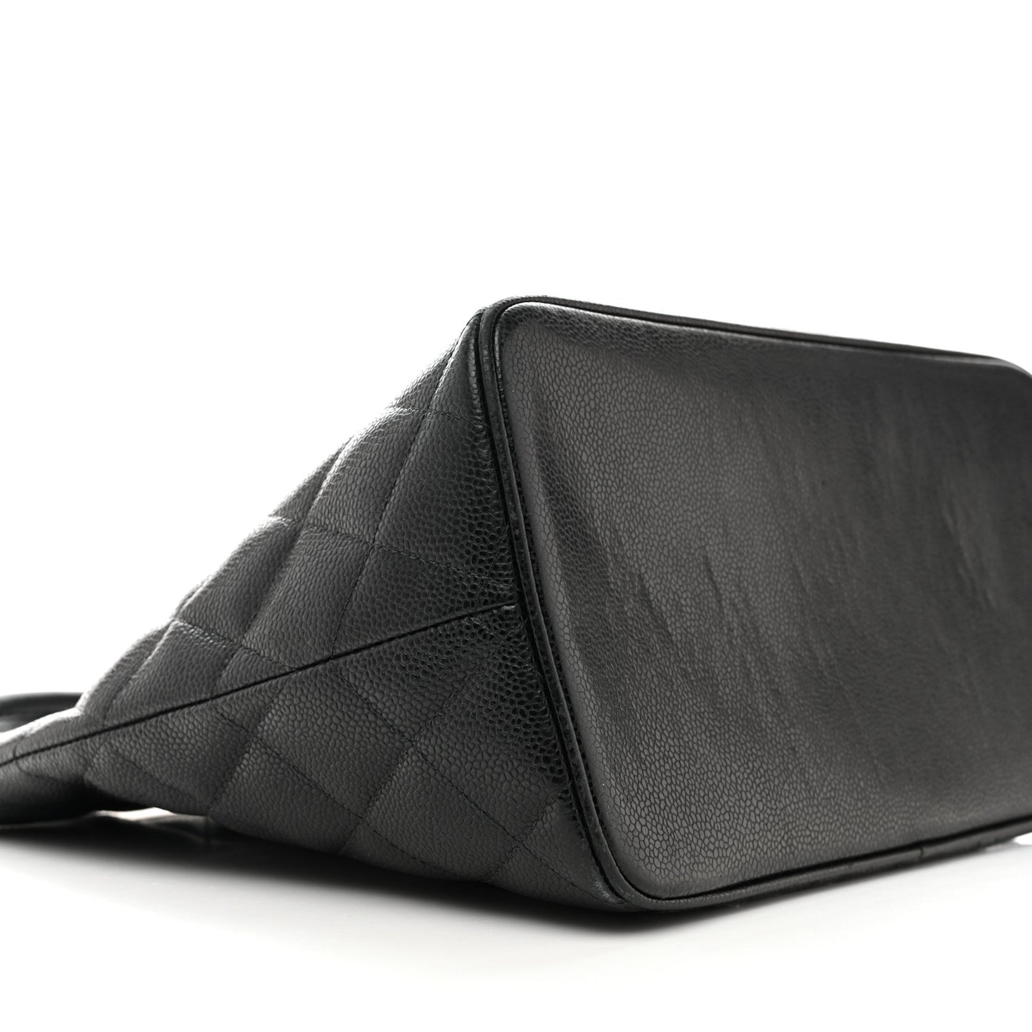 Caviar Quilted Medallion Tote Black