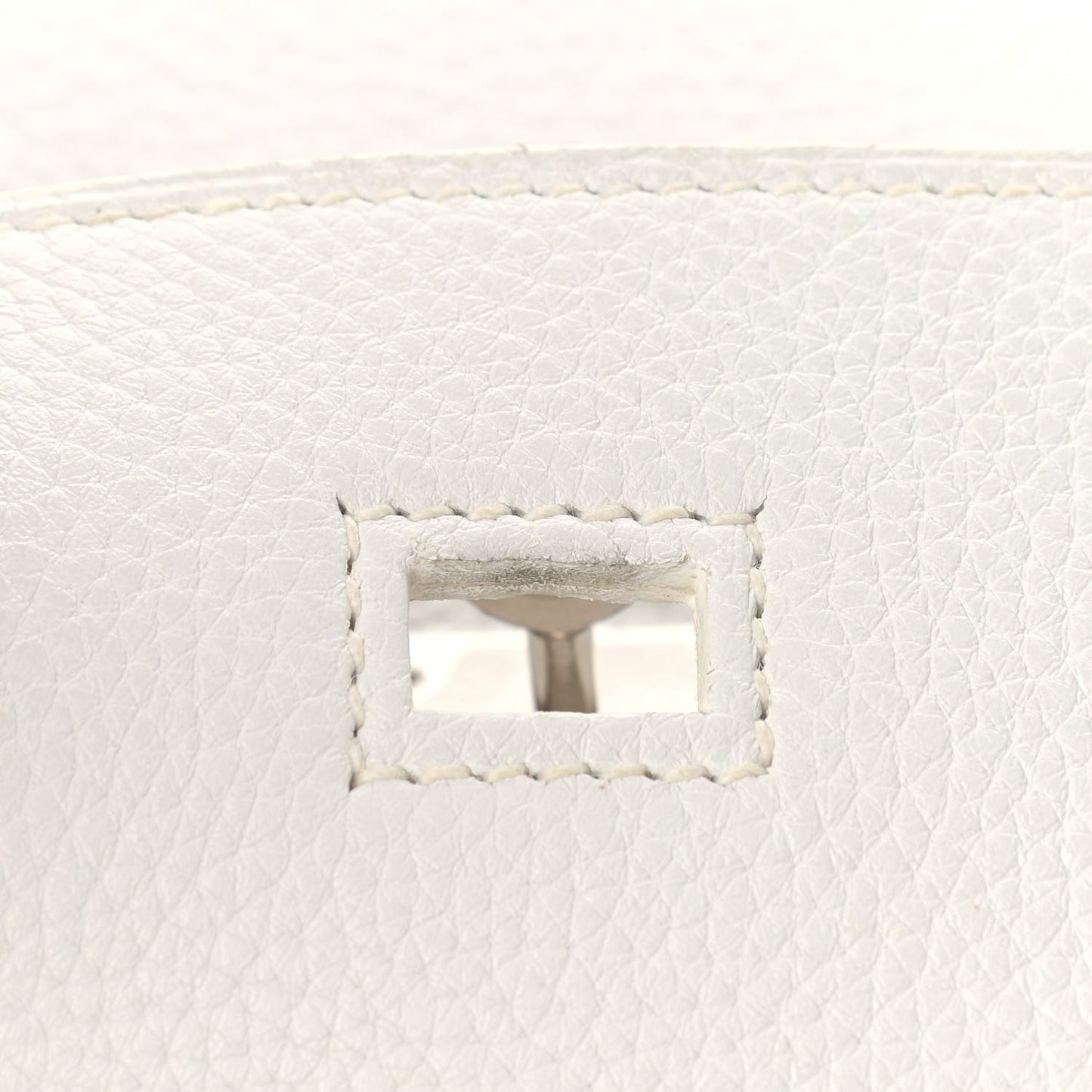 Taurillon Clemence Birkin 35 White