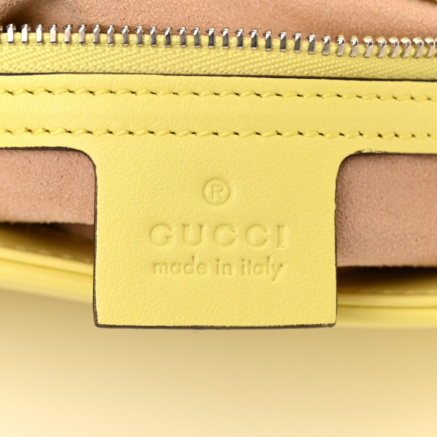 Calfskin Matelasse Small GG Marmont Shoulder Bag Banana