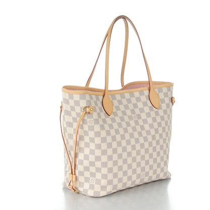 Louis Vuitton Damier Azur Neo Neverfull MM Rose Ballerine 3 of 9