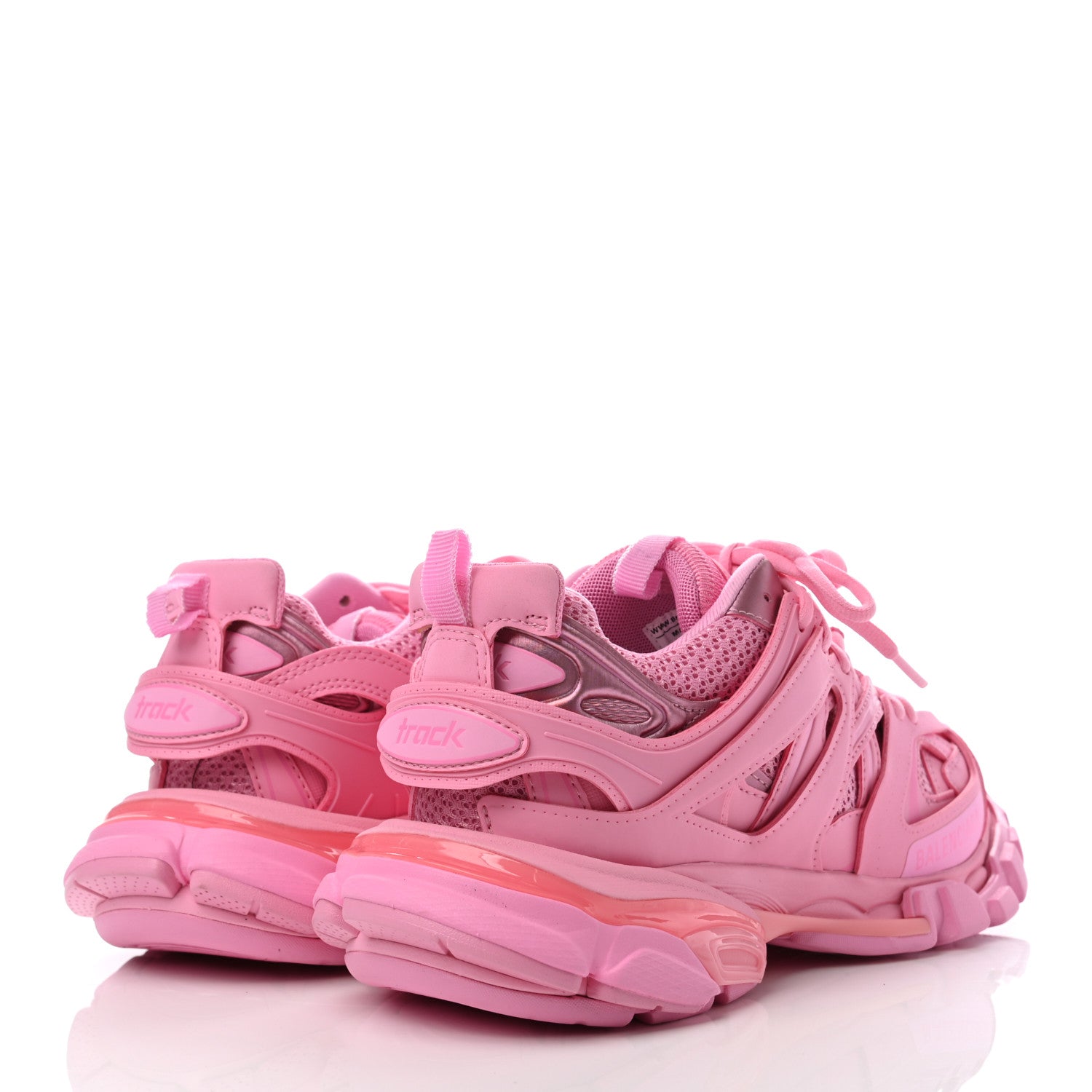 Balenciaga Mesh Nylon Womens Track Sneakers 37 Pink 4 of 7