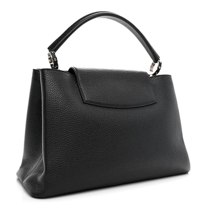 Louis Vuitton Taurillon Capucines MM Platino 2 of 8