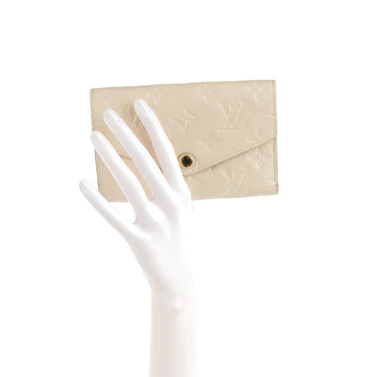 Louis Vuitton Empreinte Compact Curieuse Wallet Neige 2 of 7