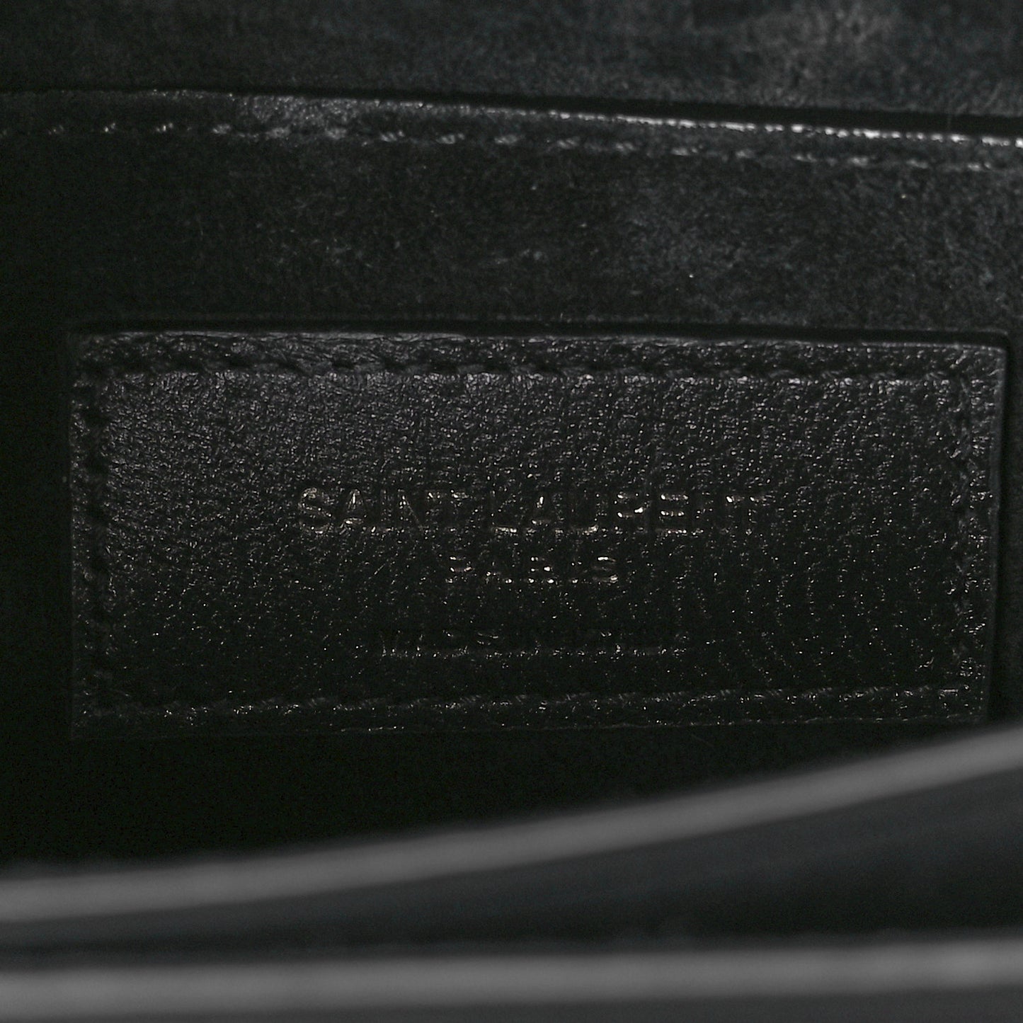 Calfskin Crocodile Embossed Medium Monochrome Monogram Sunset Black
