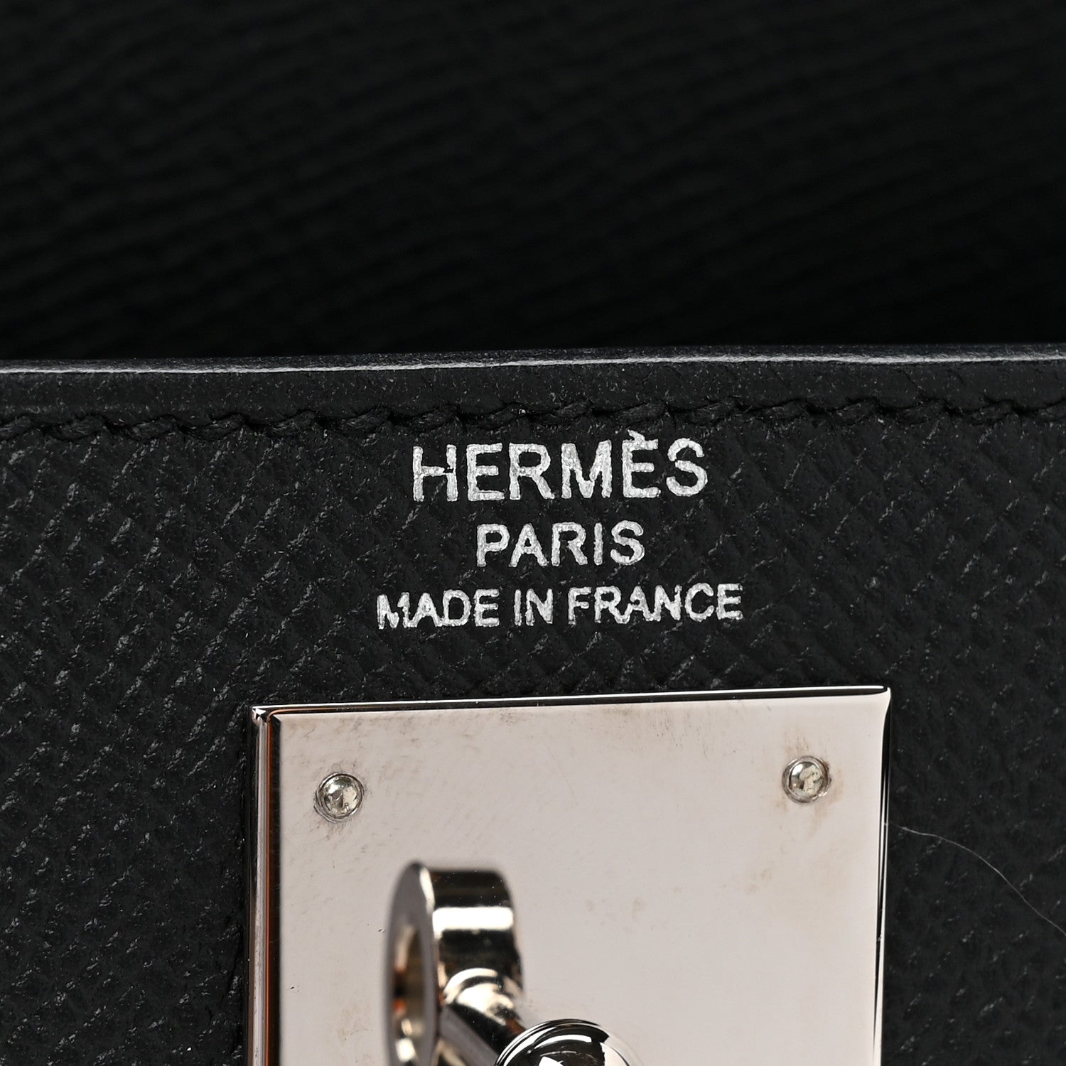 Hermes Epsom Kelly Sellier 28 Black 6 of 9