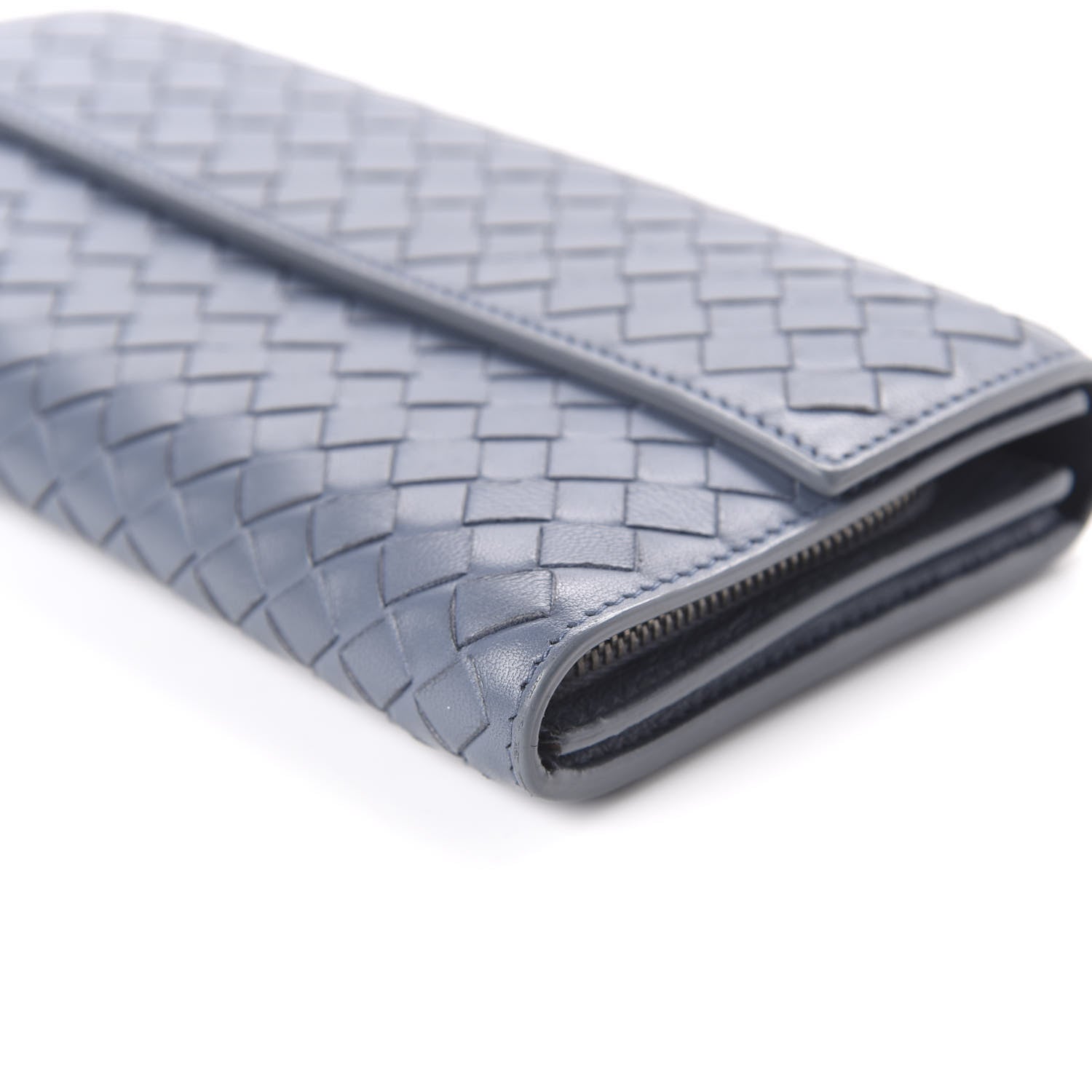 Bottega Veneta Nappa Intrecciato Continental Wallet Krim 7 of 11