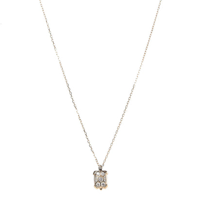 Cartier 18K Pink Gold Diamond Torute Pendant Necklace 1 of 7