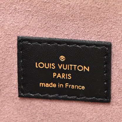 Louis Vuitton Lambskin Embossed Monogram Coussin PM Black 7 of 10