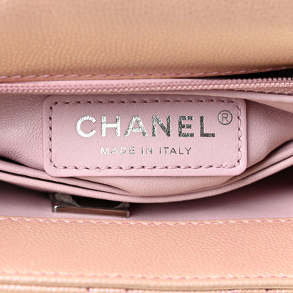 Chanel Iridescent Caviar Quilted Mini Coco Handle Flap Pink 6 of 11