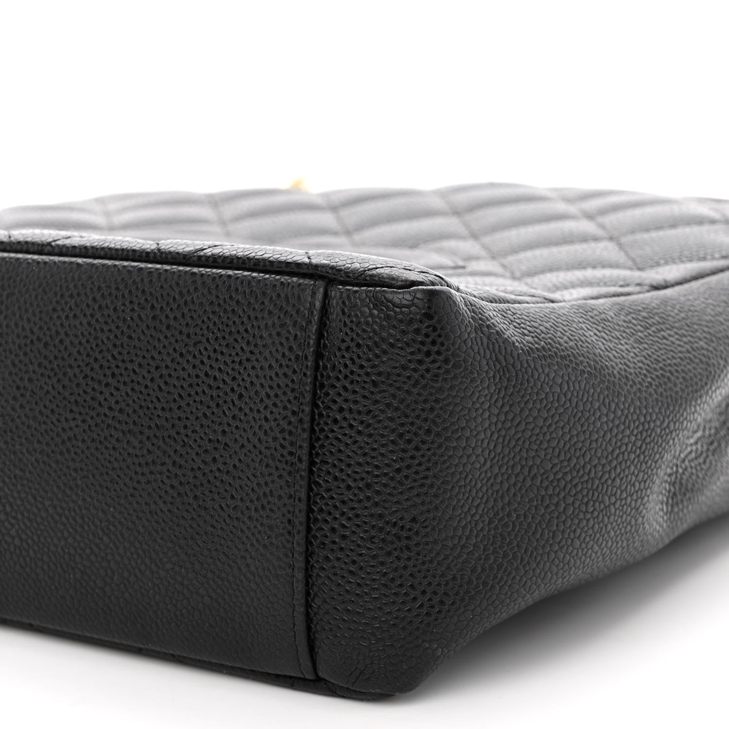 Chanel Caviar Quilted Petit Shopping Tote PST Black 8 of 8