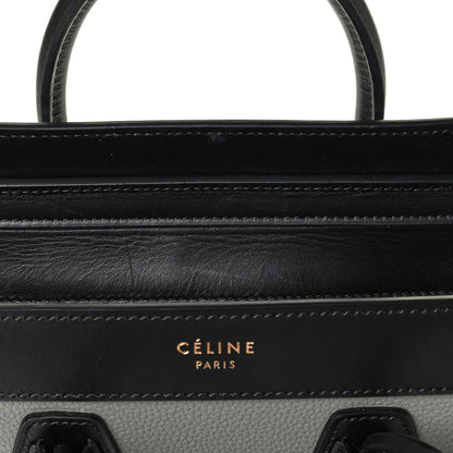 Celine Drummed Calfskin Nano Tri-Color Luggage 9 of 9