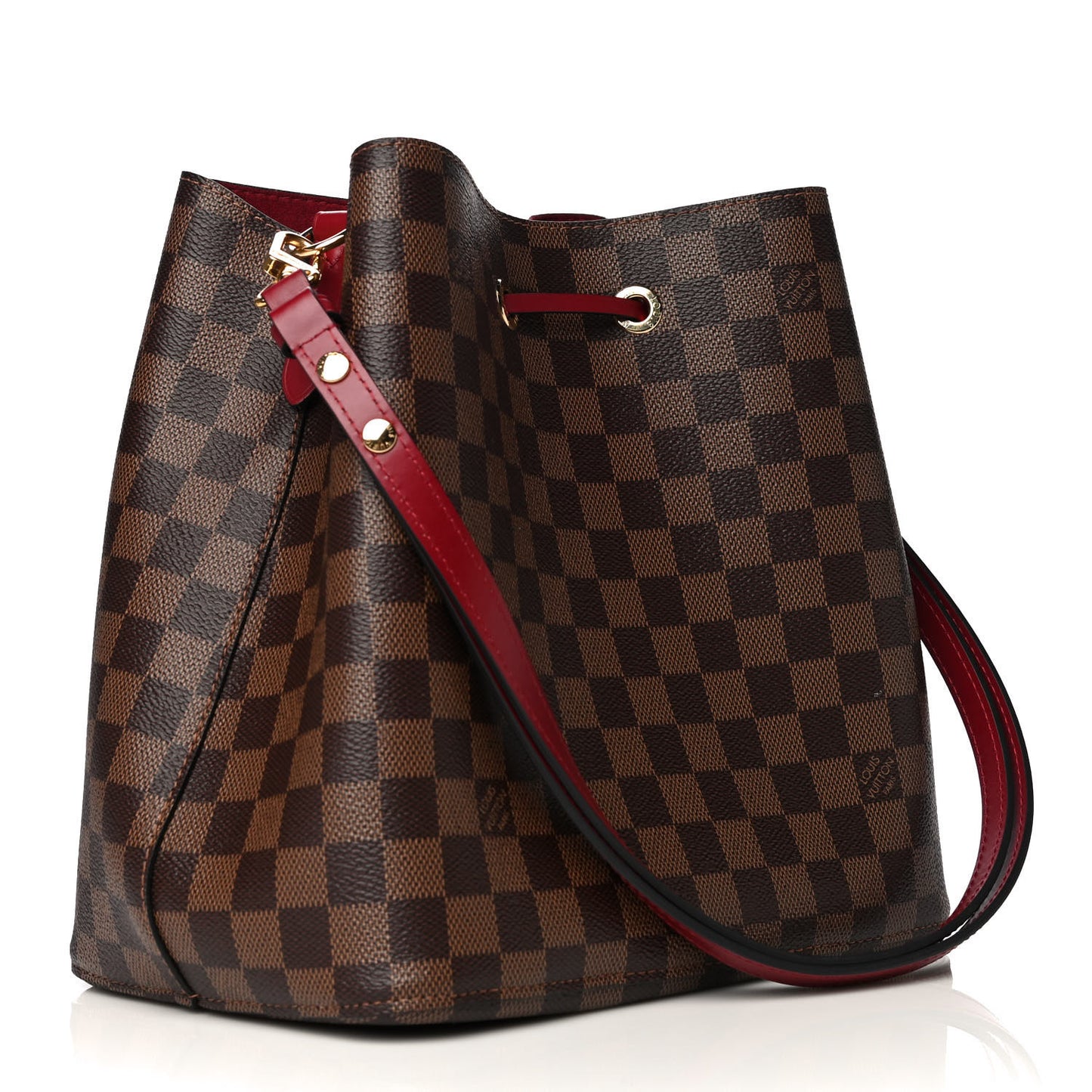 Damier Ebene Neonoe MM Cherry Berry