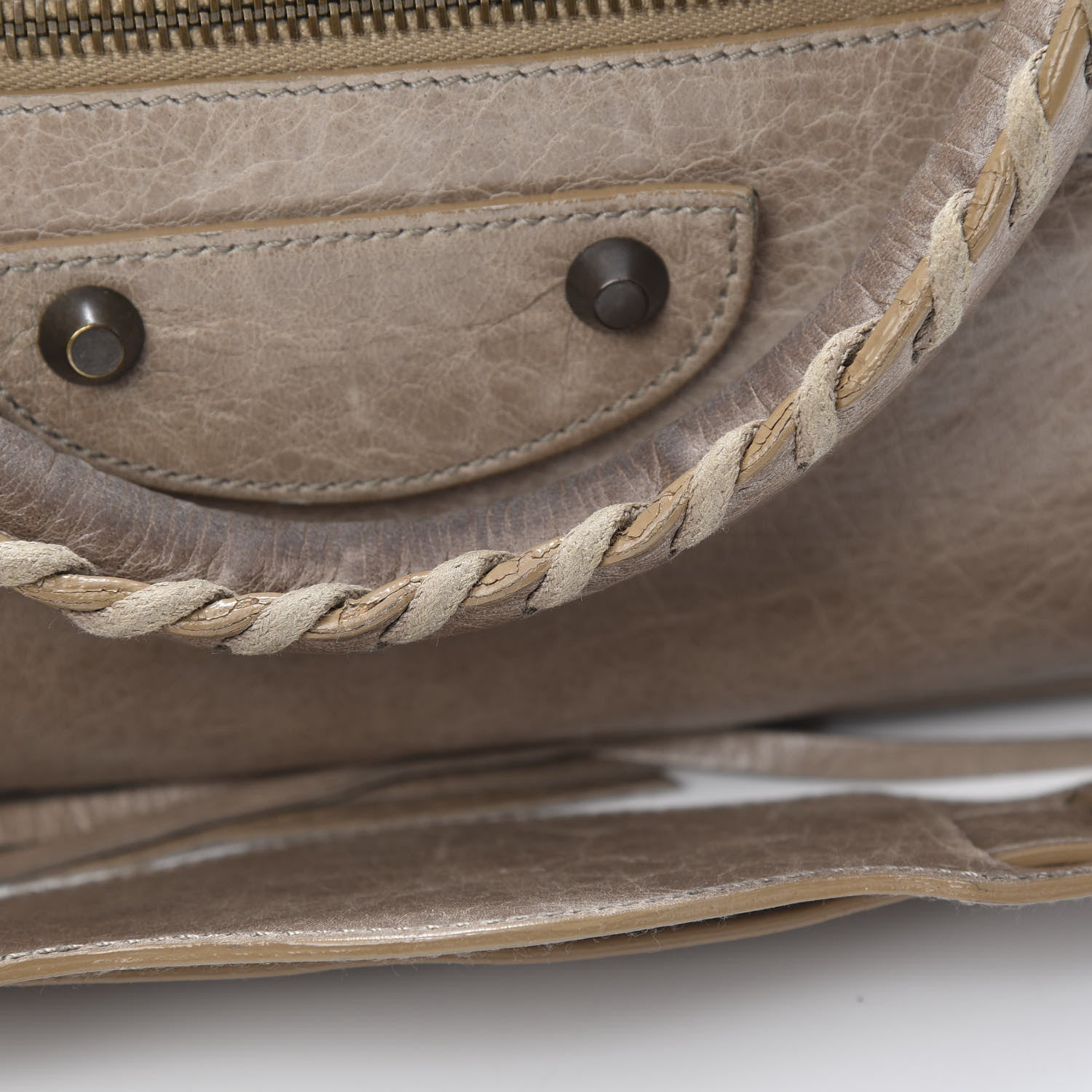 Balenciaga Agneau Classic Hardware Twiggy Taupe 15 of 17
