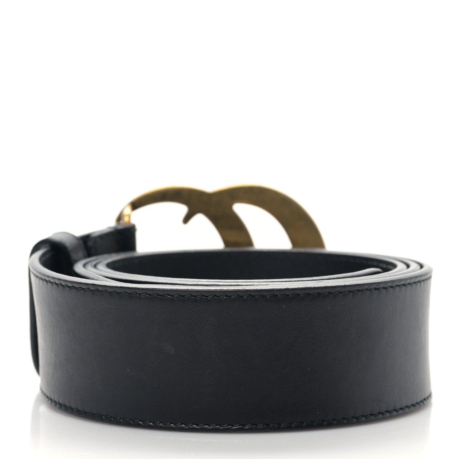 Gucci Calfskin Double G 40mm Belt 95 38 Black 2 of 4